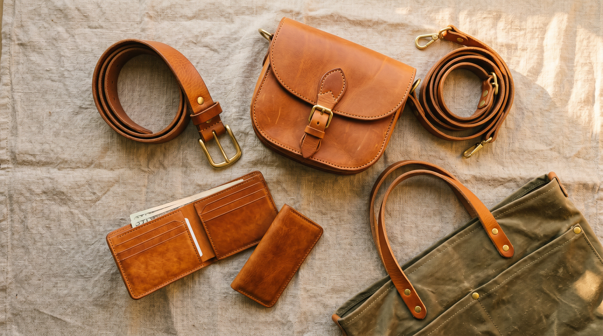 Leather Goods — full-grain heritage leather
